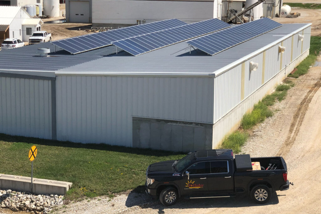 Ag Solar Panel Installation in Missouri